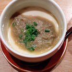 Sanroku - お通し(蟹茶碗蒸し)