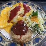 まんてん食堂 - (日替り) オムライスバーグ 700円