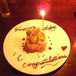 リストランテ イル コンティヌオ - 再来店：バースデーホールケーキ⑤(2012.08より)