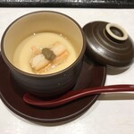 鮨 けやき 心斎橋 - 季節の茶碗蒸し（蟹）