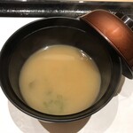 鮨 けやき 心斎橋 - 特選味噌汁