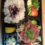 味の散歩道いろり - 牛みすじ焼肉弁当