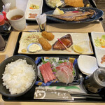 とっと めしや - 2021年1月。テーブルいっぱいです。