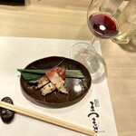 鮨 まつもと - ホッキの炙り