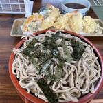 そば処 一茶 - 料理写真:天ざる850円