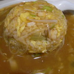 謝甜記 - ふかひれあんかけ炒飯　1260円