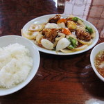 上海楼 - 酢豚定食