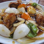 上海楼 - ものすごく熱い酢豚