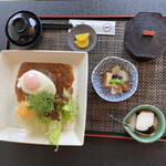 割烹 丸一 - 幻のハンバーグ定食@1200