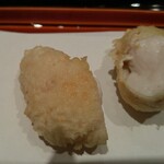 てんぷら 近藤 - 河豚白子