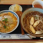 丸眞 - ミニかつ丼セット