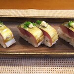 玄海鮨 - バッテラ  800円 (^-^)