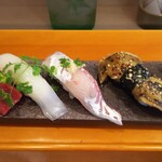 玄海鮨 - 追加  マグロ  イカ  アジ  アナゴ