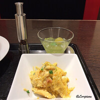 中国料理 豪華 - 副菜のｶﾆ玉とﾏｽｶｯﾄｾﾞﾘｰ