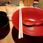 えびそば えび助 - 完食させて頂きました！