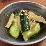 ジャム cafe 可鈴 - 【週替わりランチ(1,050円)】きゅうりと冬瓜のナムル