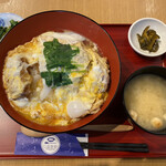 しぶき亭 - 松島丼　950円税込　大粒の牡蠣フライの卵とじ丼！