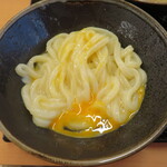 こがね製麺所  - 釜たま(小）330円