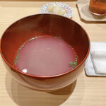 大阪天満宮 鮨とよなが - シジミ汁