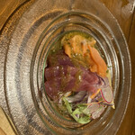 ＃802 CAFE&DINER - - サーモンとマグロのカルパッチョ盛り合わせ