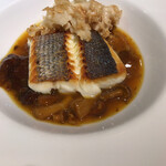 マッシュルーム - スズキのポワレ ナメコのブイヤベース仕立て