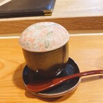浅草じゅうろく - 雲子（鱈の白子）の茶碗蒸し