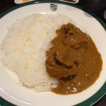 新宿中村屋インドカリーの店 - ライスにインドカリーをかけて