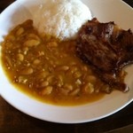 ペルー料理 ミラフローレス - 8/23豆とポークソテー　