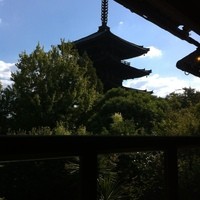 THE SODOH HIGASHIYAMA KYOTO - リビングからの「八坂の塔」