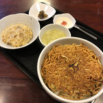 幸福 - 料理写真:海鮮焼きそば定食付き