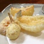 桶家乃隠居 - くわい、キス、れんこん、玉ねぎ