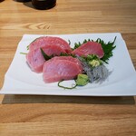 焼津さかなセンター　山水 - 本マグロの中トロ