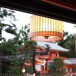 Hashi Daime Gihee - 八坂神社を眺めながらお食事できる2階のカウンター席