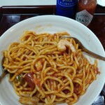 レストランデリバリ～HACHI - 海老や豚肉、トマトたっぷり