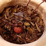 リストランテ カルド - 石焼き芋に見立てたスイートポテト