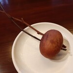 リストランテ カルド - 石焼き芋に見立てたスイートポテト