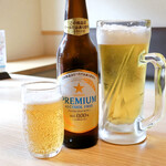 Yuushokubouya - 生ビールとノンアルビール