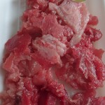カギヤマタ 但木商店 - ②本マグロ(中落ち)500円×2個