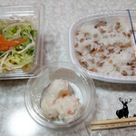 ほっともっと - 料理写真:スパサラ・ポテサラ・もち麦～☆