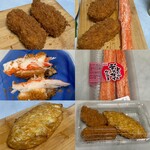 とっと めしや - 2021年1月。カニクリームコロッケはカニ風味カマボコと一緒に。