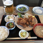 とり八茶屋 - ☆21年1月17日　昼呑み&鶏唐揚げ定食(税込800円也)