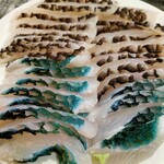 島さしみ店 - イラブチャー（アオブダイ）　500円