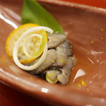 三宅輝 - 瀬戸内産なまこ黒の薄切り