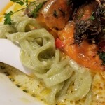 麺屋 六感堂 - 海老とアボカドのラーメン＋海老増し