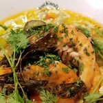 麺屋 六感堂 - 海老とアボカドのラーメン＋海老増し