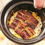 馬車道 大かわ - 鰻のご飯