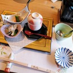 Kijima - お昼の会席「うず潮」　最初のおもてなし