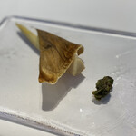 ウシマル - とれたて筍に蕗の薹とアンチョビを和えたもの