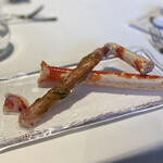 ウシマル - タカアシガニ炭火焼（サービス？）