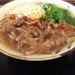 上六庵 - 肉うどん450円なりです R3 1 17